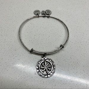 Alex and Ani | Compass Silver Bracelet Bangle